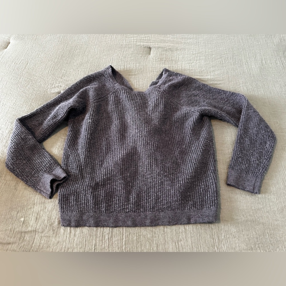 Women's Gray Sweater from aerie
